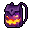 purple halloween backpack