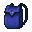 blue backpack