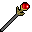 red spell wand